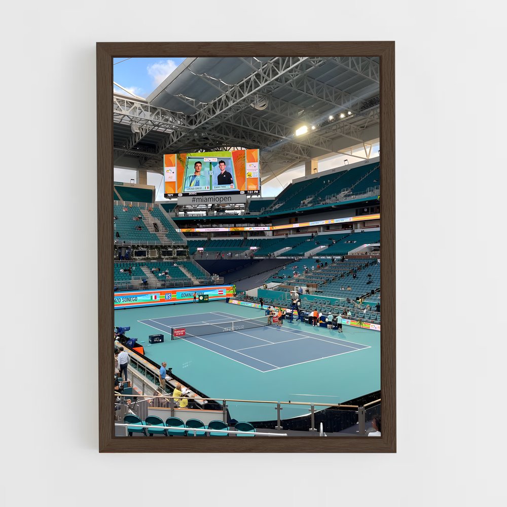 Poster Miami Open Stadium – affiche Tennis (vue 5)